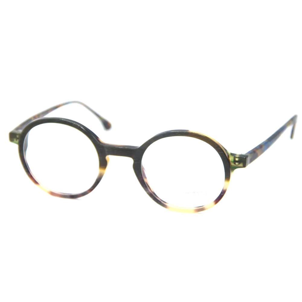 NW 77TH END TABLE OLIVE TORT HAVANA ROUND AUTHENTIC FRAMES EYEGLASSES 45-24